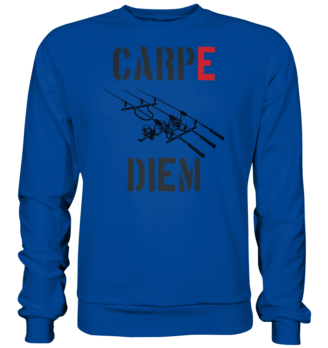 CARPE DIEM - Karpfenangler Karpfen Carp - Basic Sweatshirt