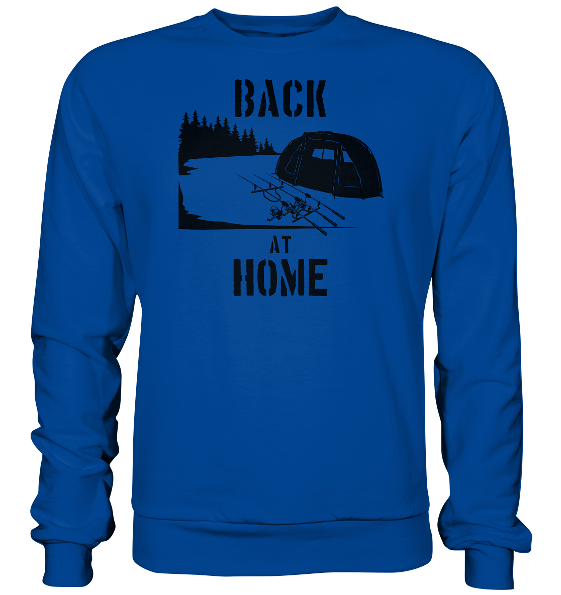 Back at Home - Karpfenangeln - Basic Sweatshirt