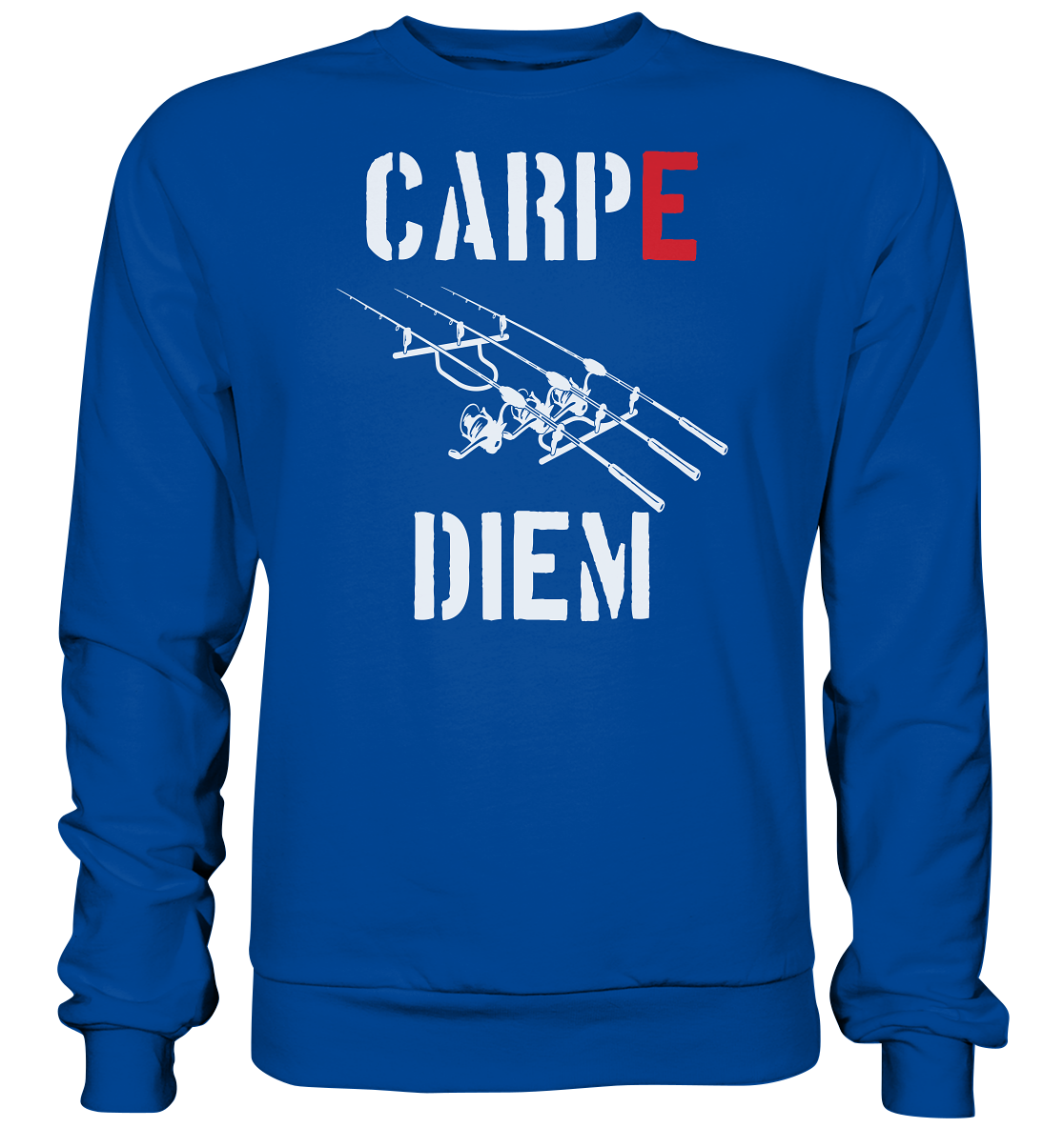 CARPE DIEM - Karpfenangler Karpfen Carp - Basic Sweatshirt
