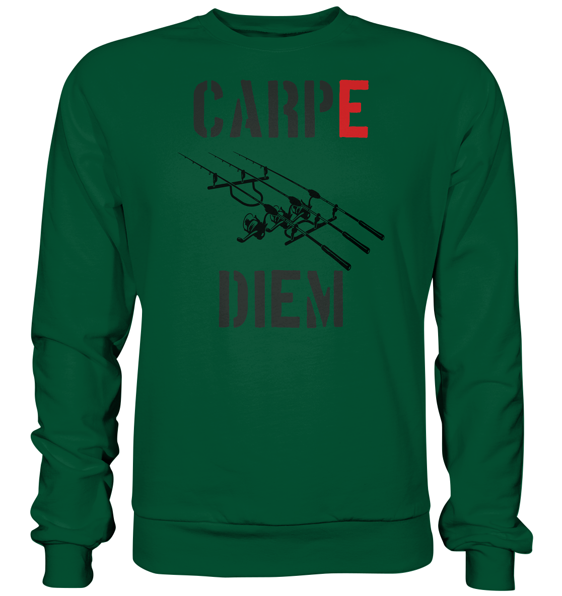 CARPE DIEM - Karpfenangler Karpfen Carp - Basic Sweatshirt