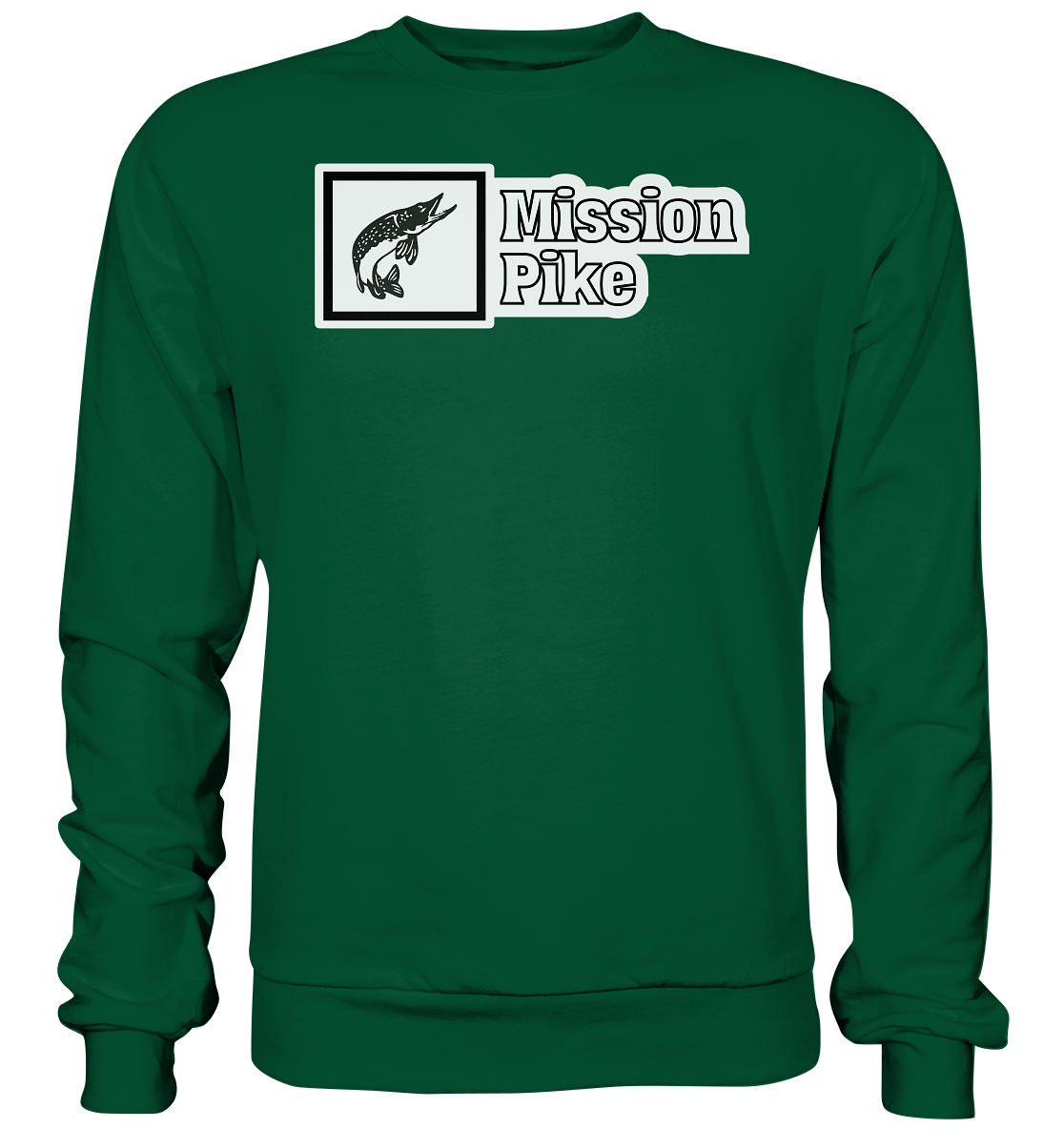 Mission Pike - Hecht Raubfisch - Basic Sweatshirt