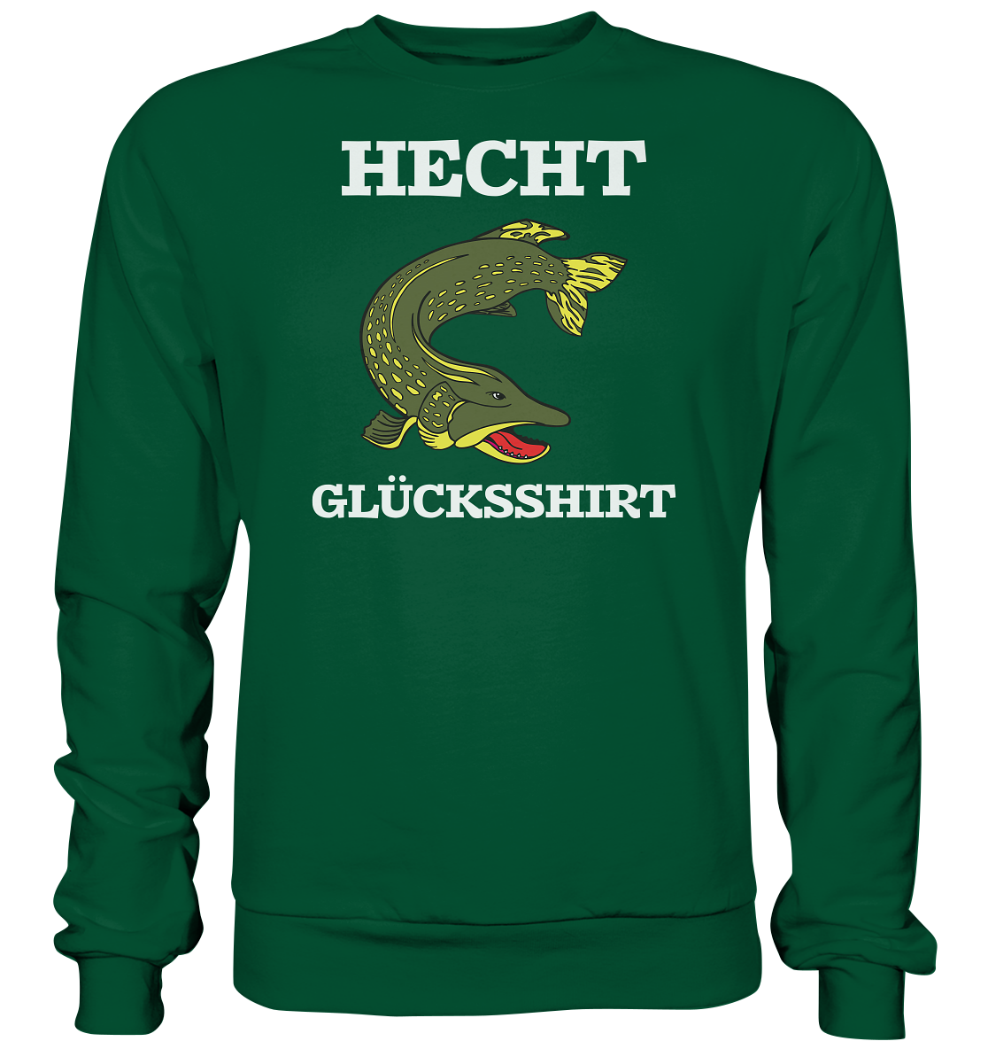 Hecht Glücksshirt - Basic Sweatshirt