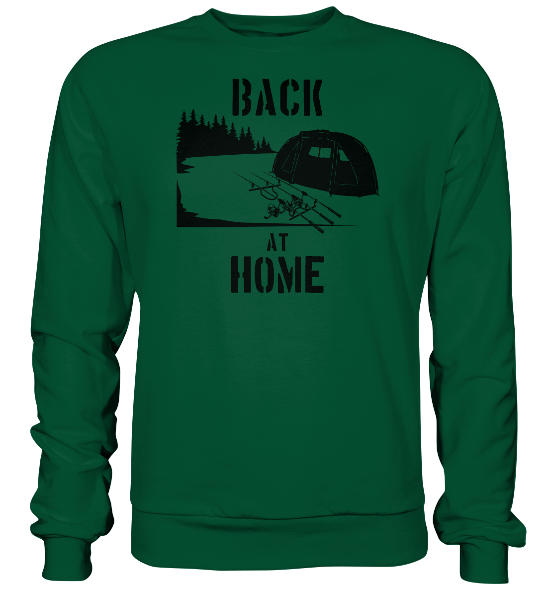 Back at Home - Karpfenangeln - Basic Sweatshirt