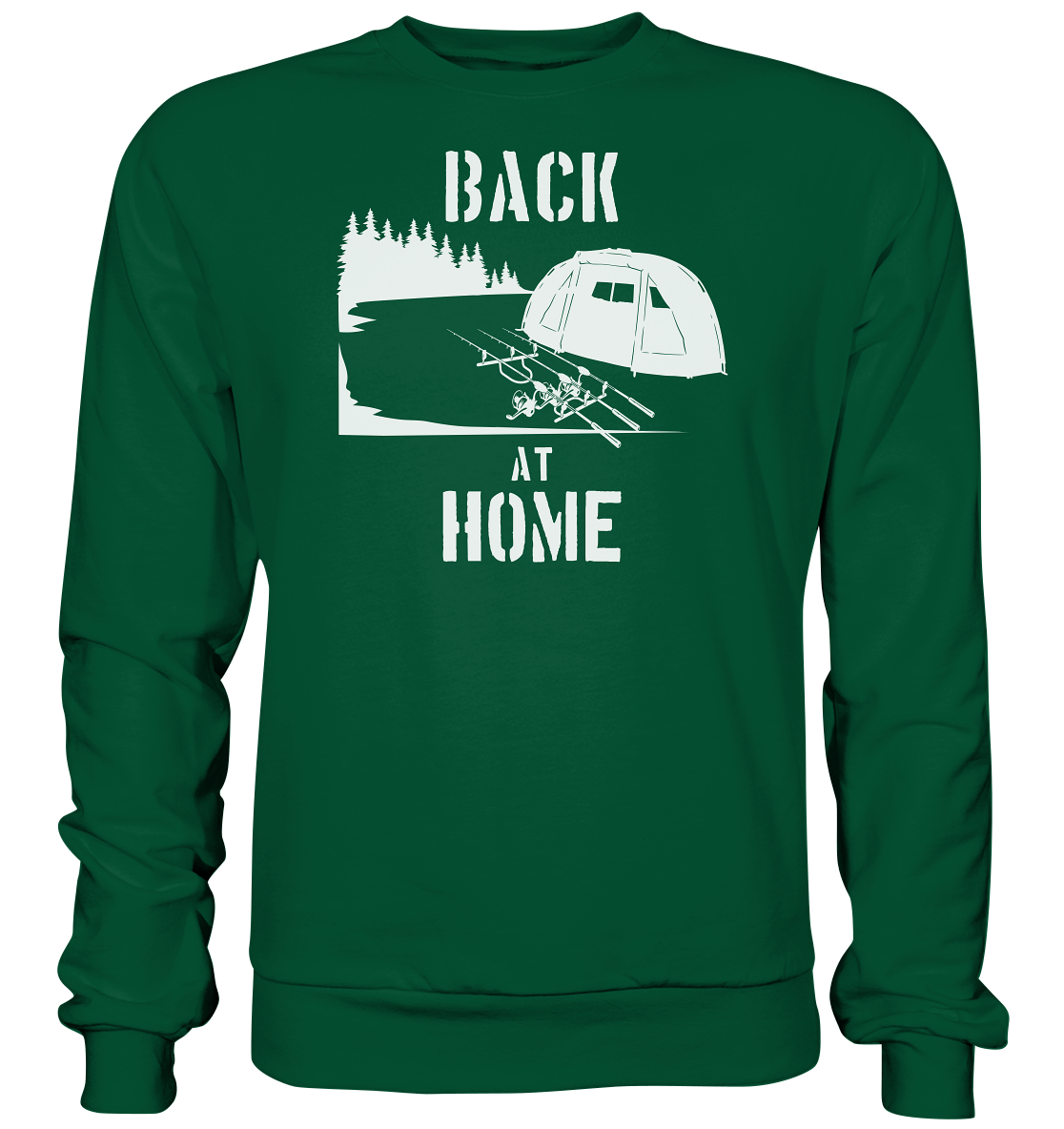 Back at Home - Karpfenangeln - Basic Sweatshirt