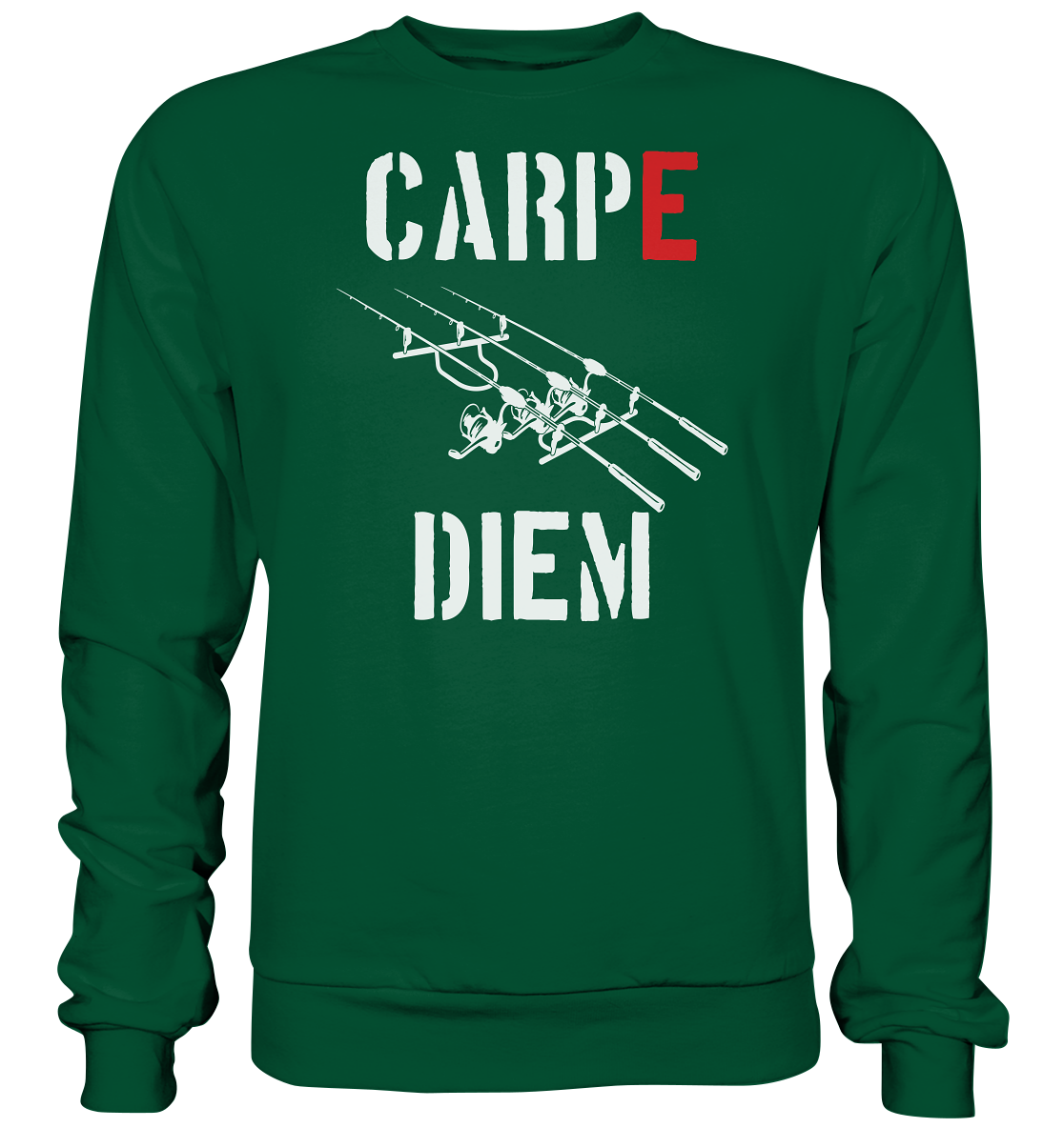 CARPE DIEM - Karpfenangler Karpfen Carp - Basic Sweatshirt