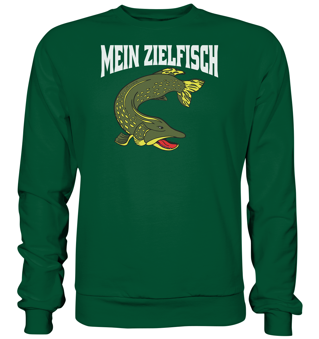 Mein Zielfisch Hecht - Basic Sweatshirt