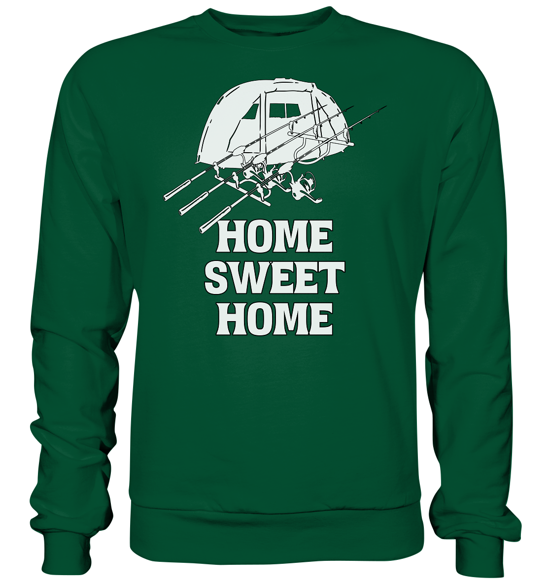 HOME SWEET HOME - Karpfenangeln - Basic Sweatshirt