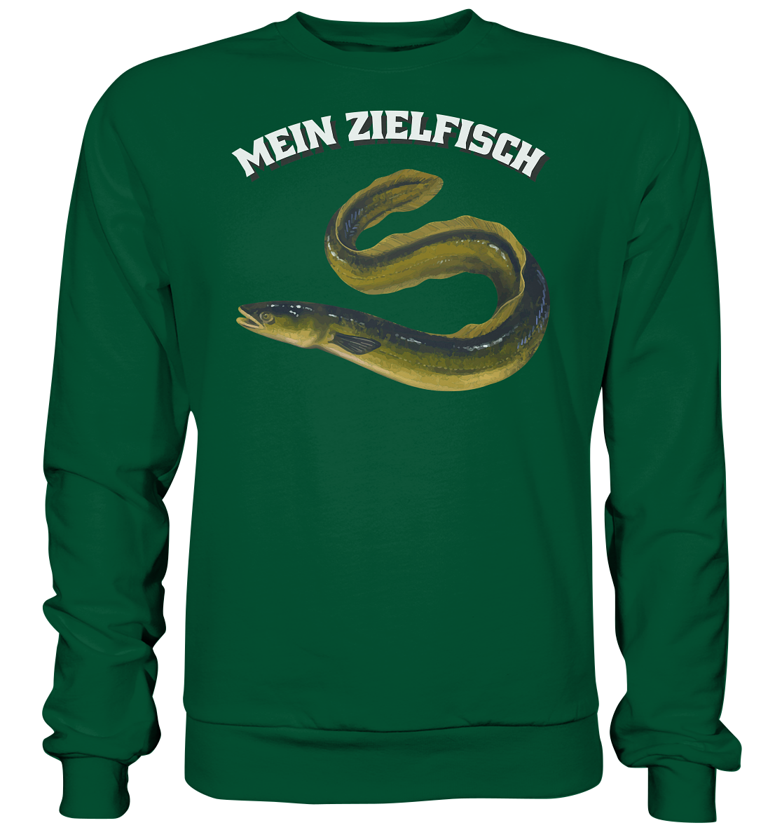 Mein Zielfisch Aal - Basic Sweatshirt