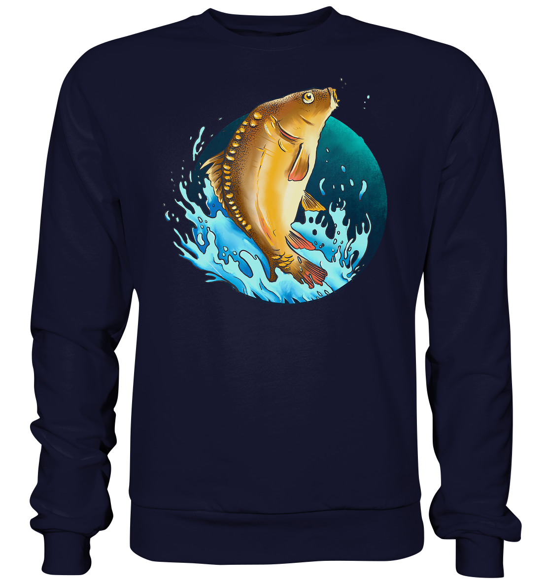 Springender Karpfen - Basic Sweatshirt