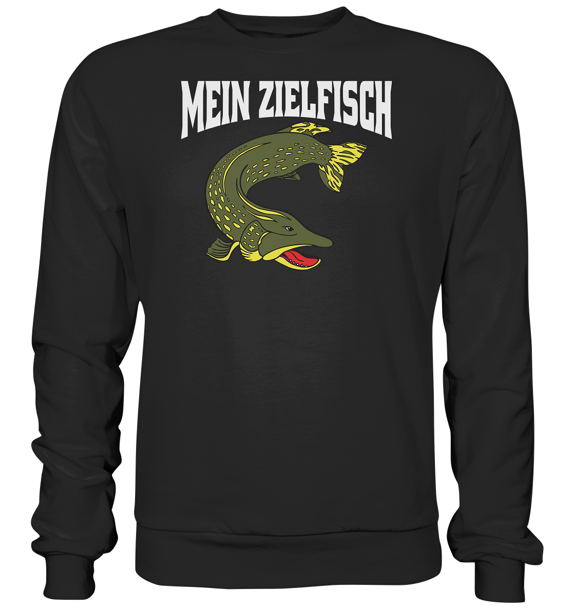 Mein Zielfisch Hecht - Basic Sweatshirt