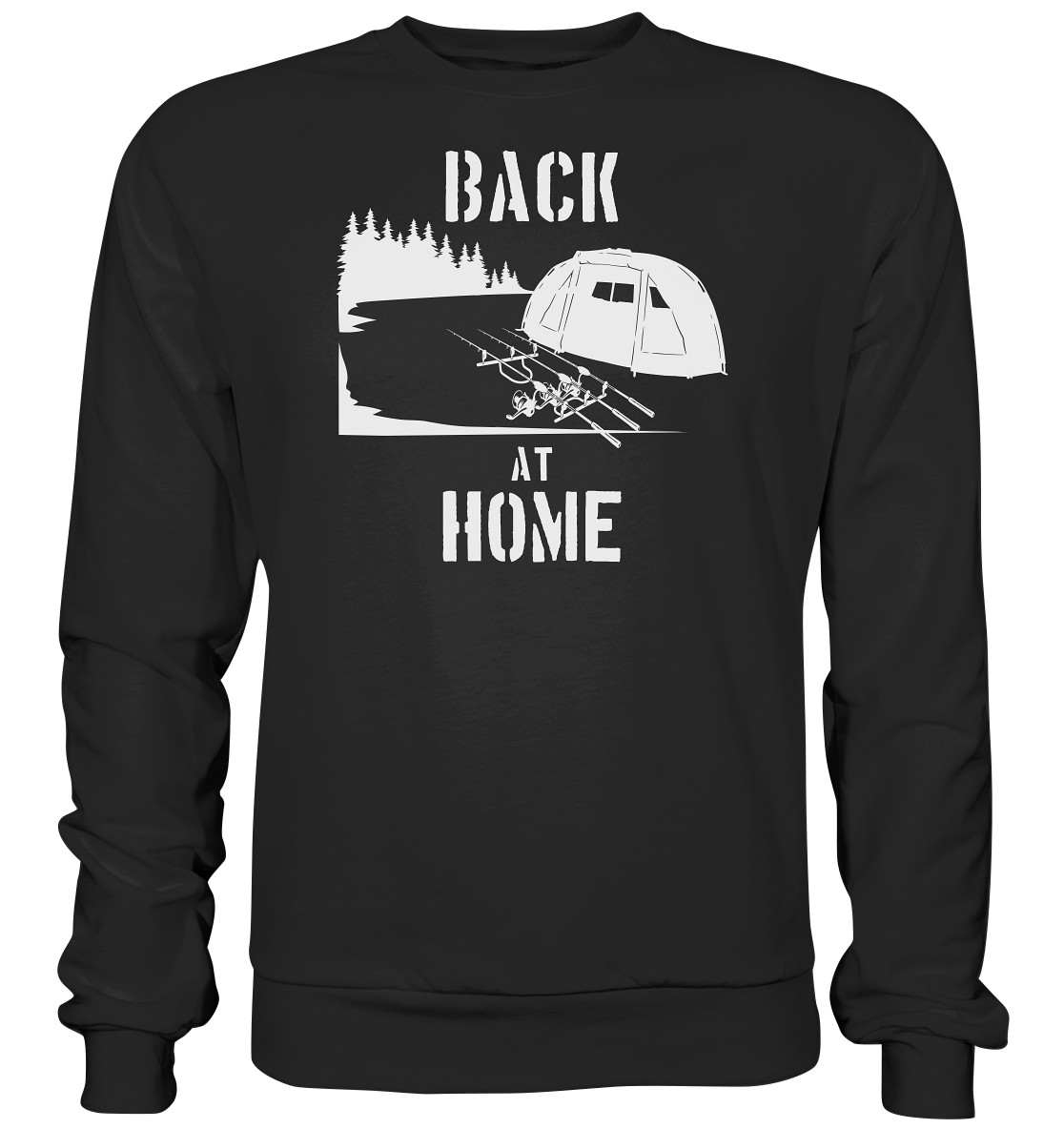 Back at Home - Karpfenangeln - Basic Sweatshirt