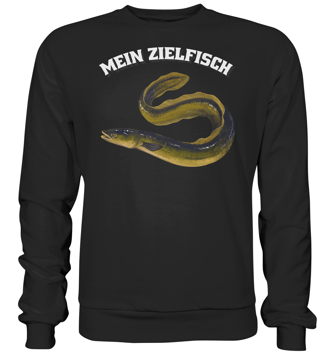 Mein Zielfisch Aal - Basic Sweatshirt
