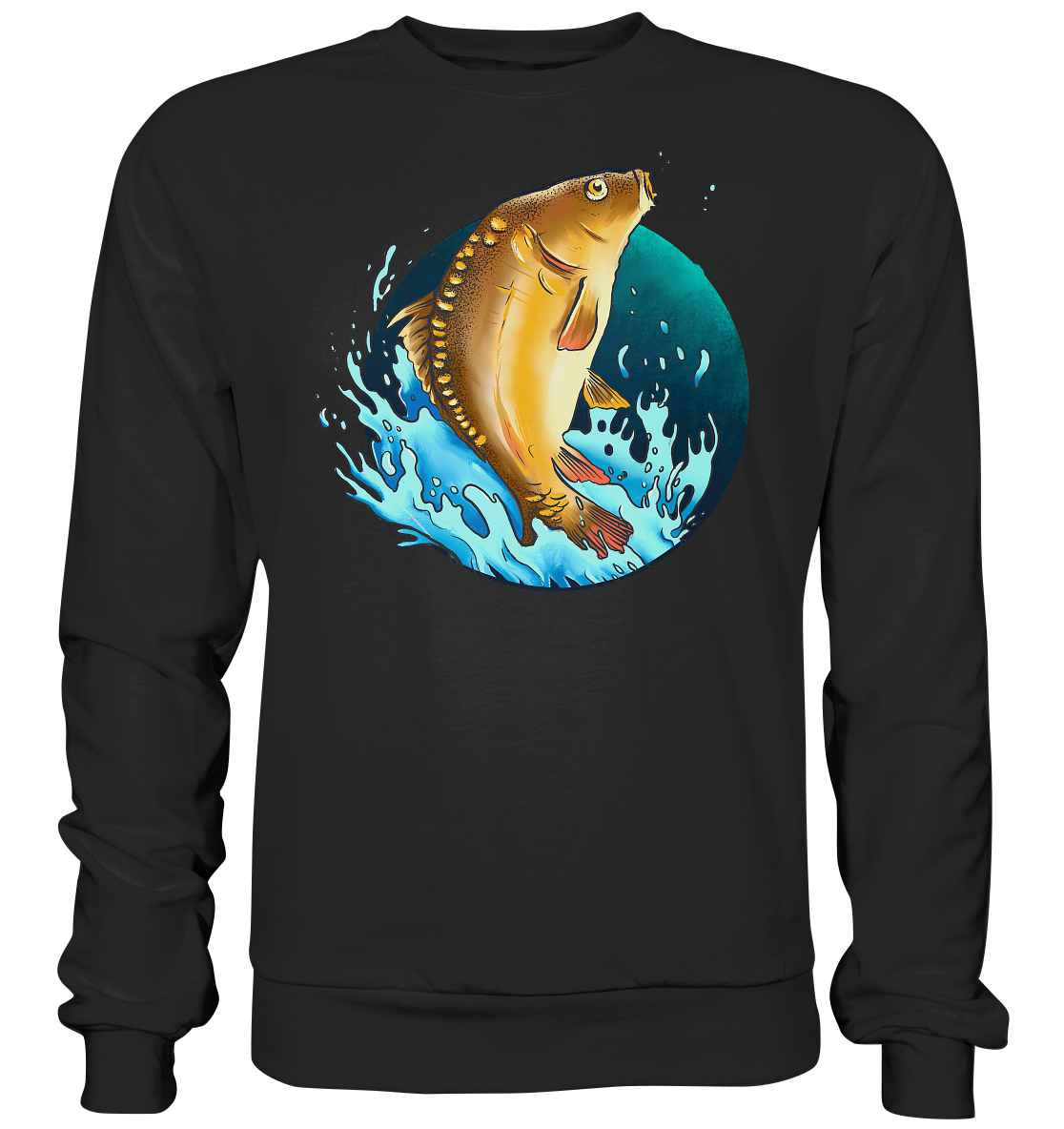 Springender Karpfen - Basic Sweatshirt