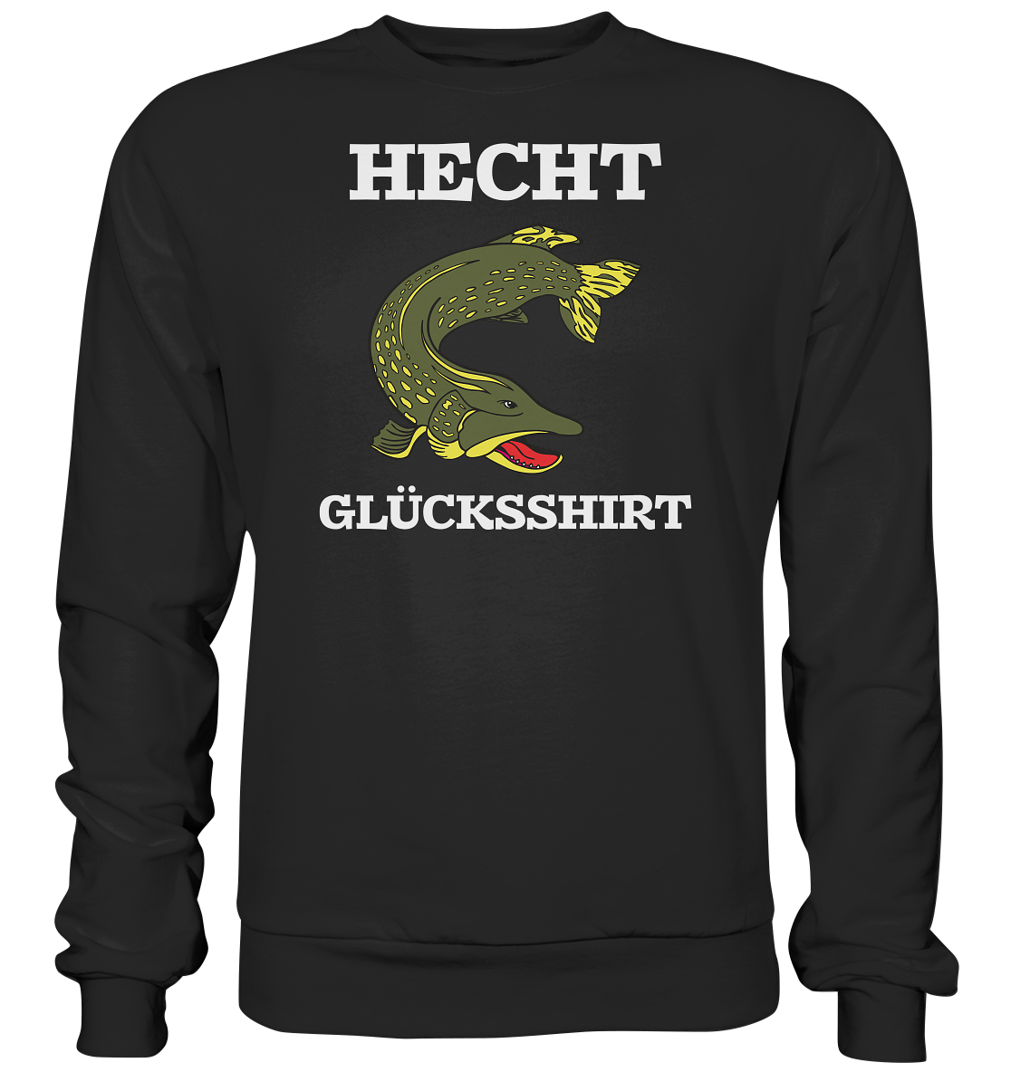 Hecht Glücksshirt - Basic Sweatshirt