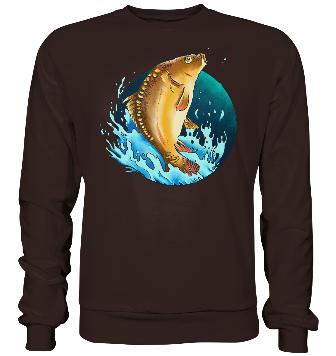 Springender Karpfen - Basic Sweatshirt