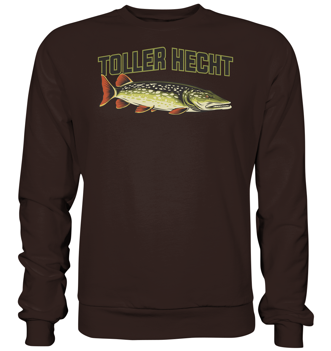 Toller Hecht - lustiges Motiv für den Hechtangler - Basic Sweatshirt
