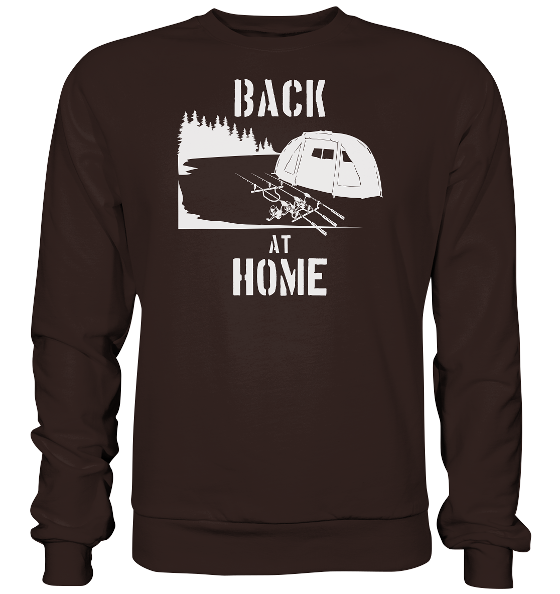 Back at Home - Karpfenangeln - Basic Sweatshirt