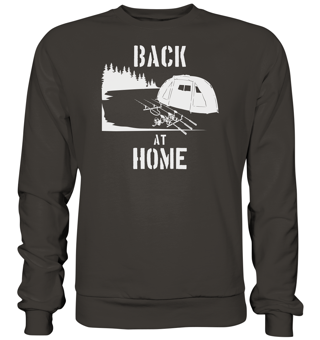 Back at Home - Karpfenangeln - Basic Sweatshirt