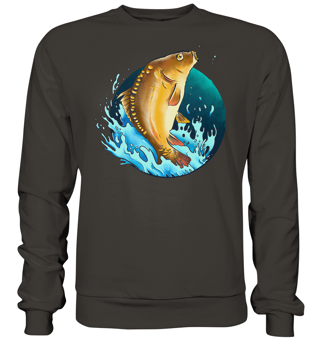Springender Karpfen - Basic Sweatshirt