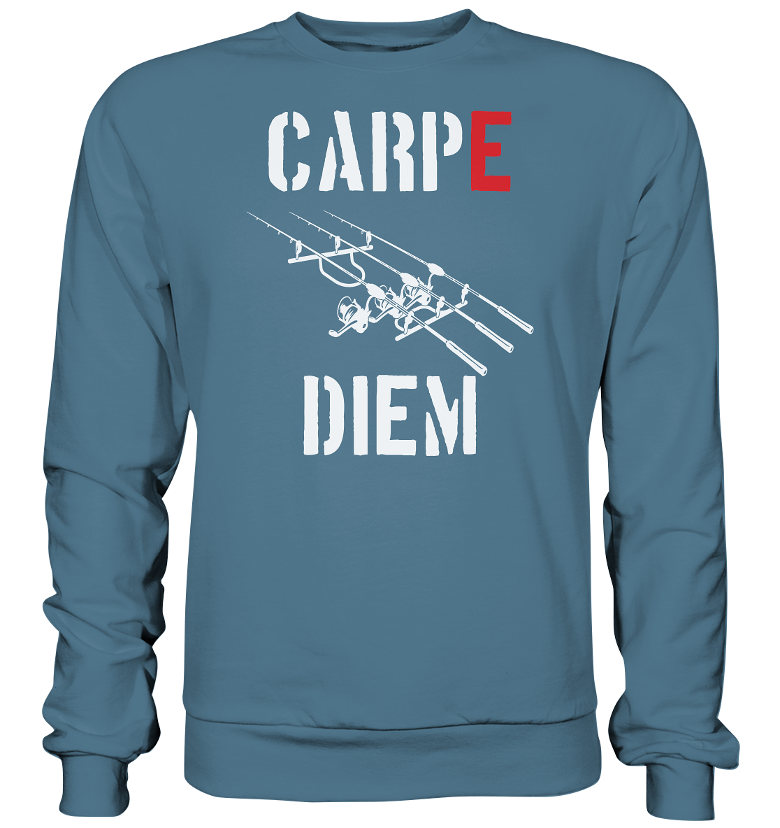CARPE DIEM - Karpfenangler Karpfen Carp - Basic Sweatshirt