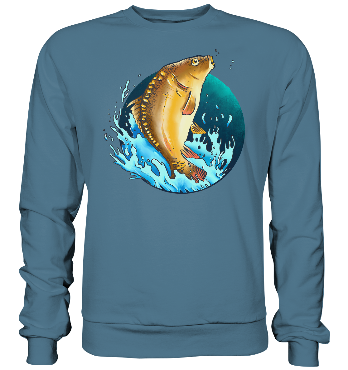 Springender Karpfen - Basic Sweatshirt