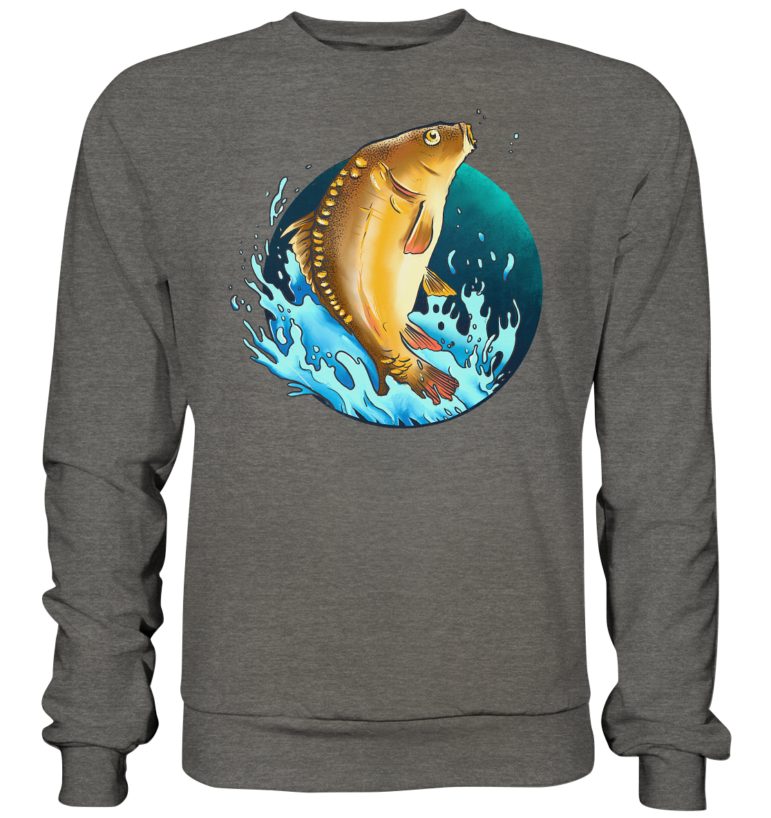 Springender Karpfen - Basic Sweatshirt