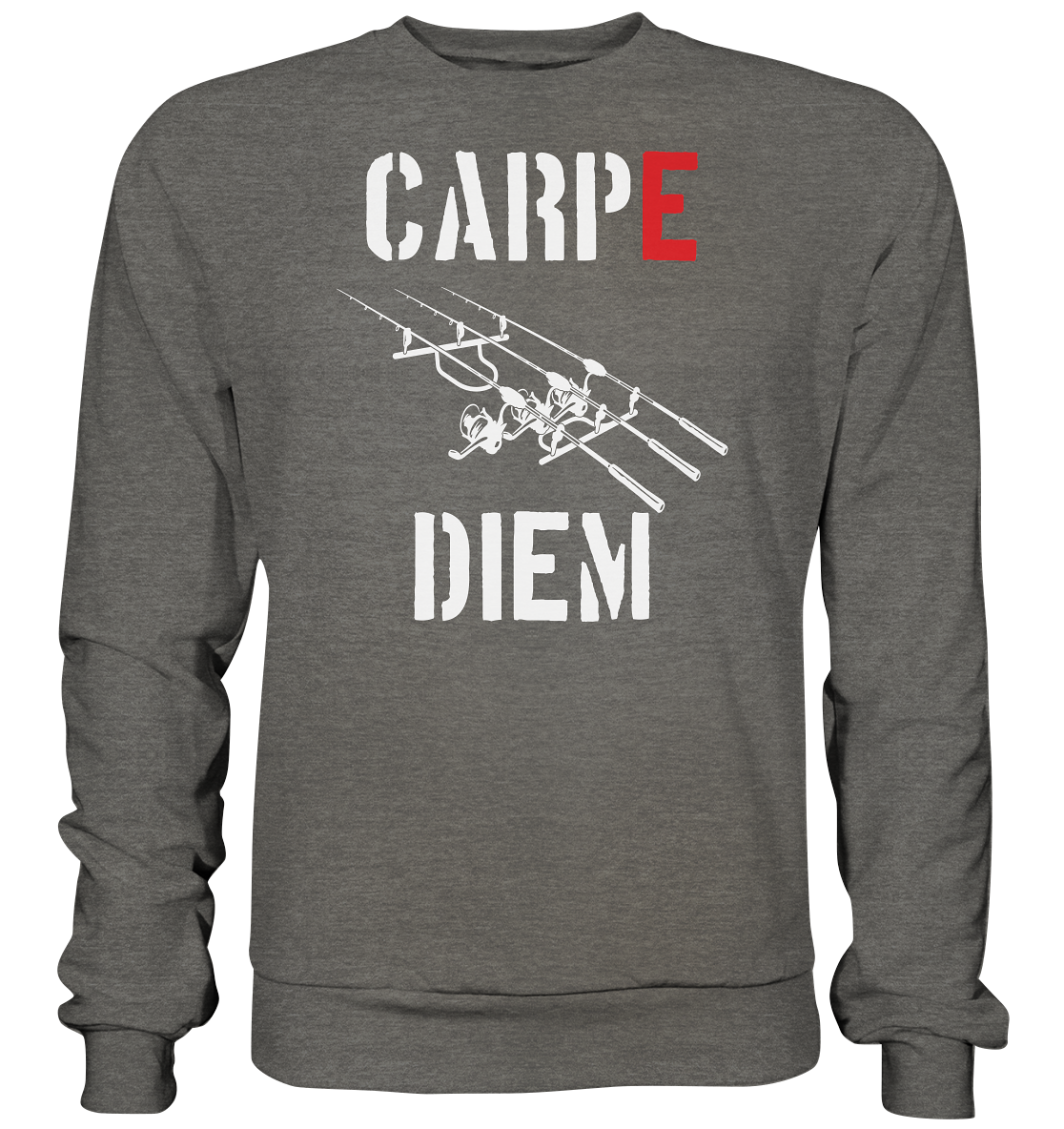 CARPE DIEM - Karpfenangler Karpfen Carp - Basic Sweatshirt