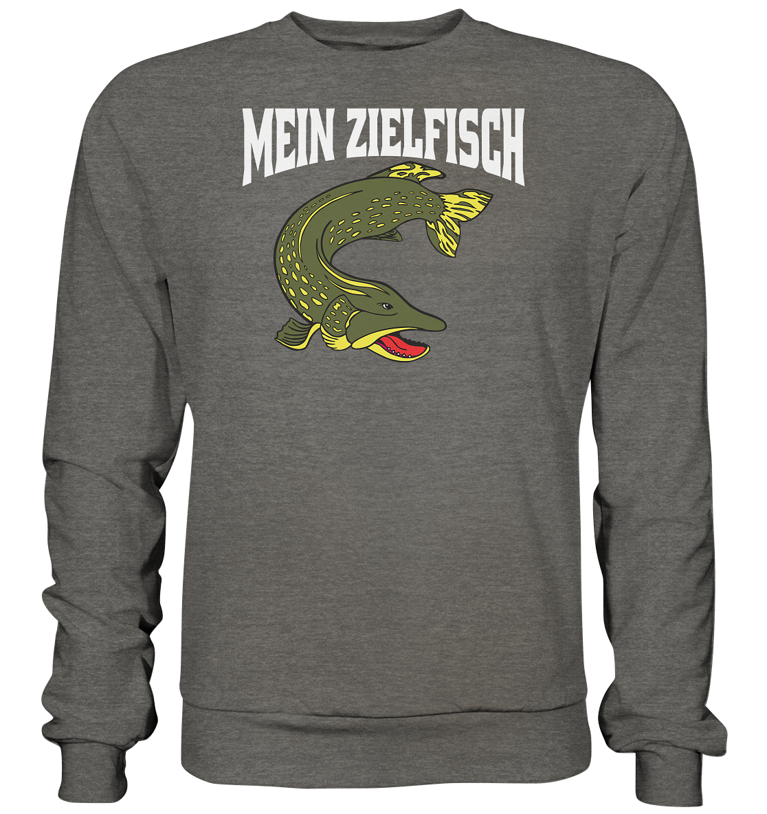 Mein Zielfisch Hecht - Basic Sweatshirt