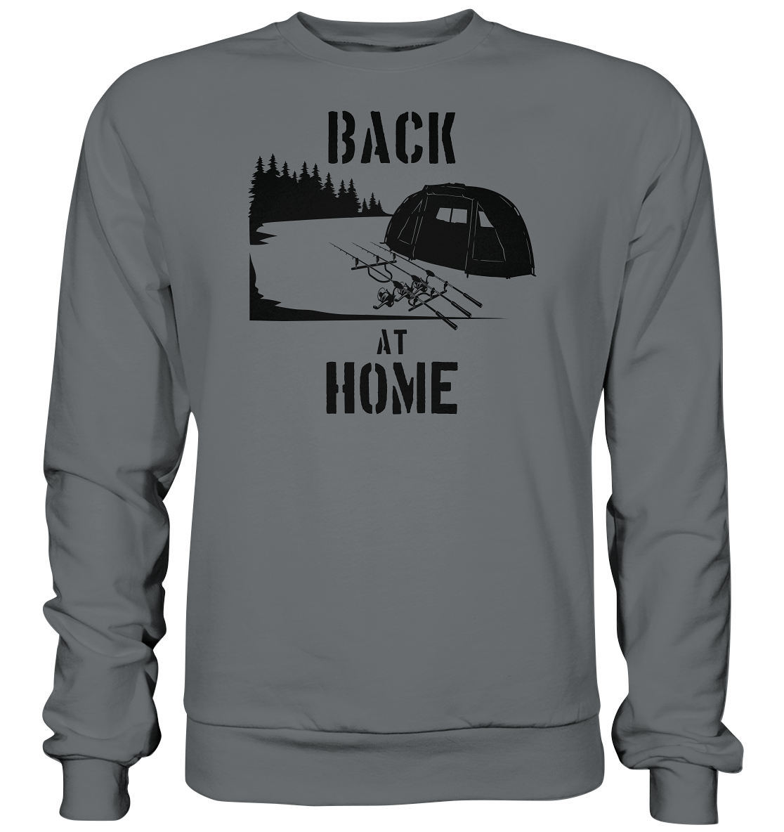 Back at Home - Karpfenangeln - Basic Sweatshirt