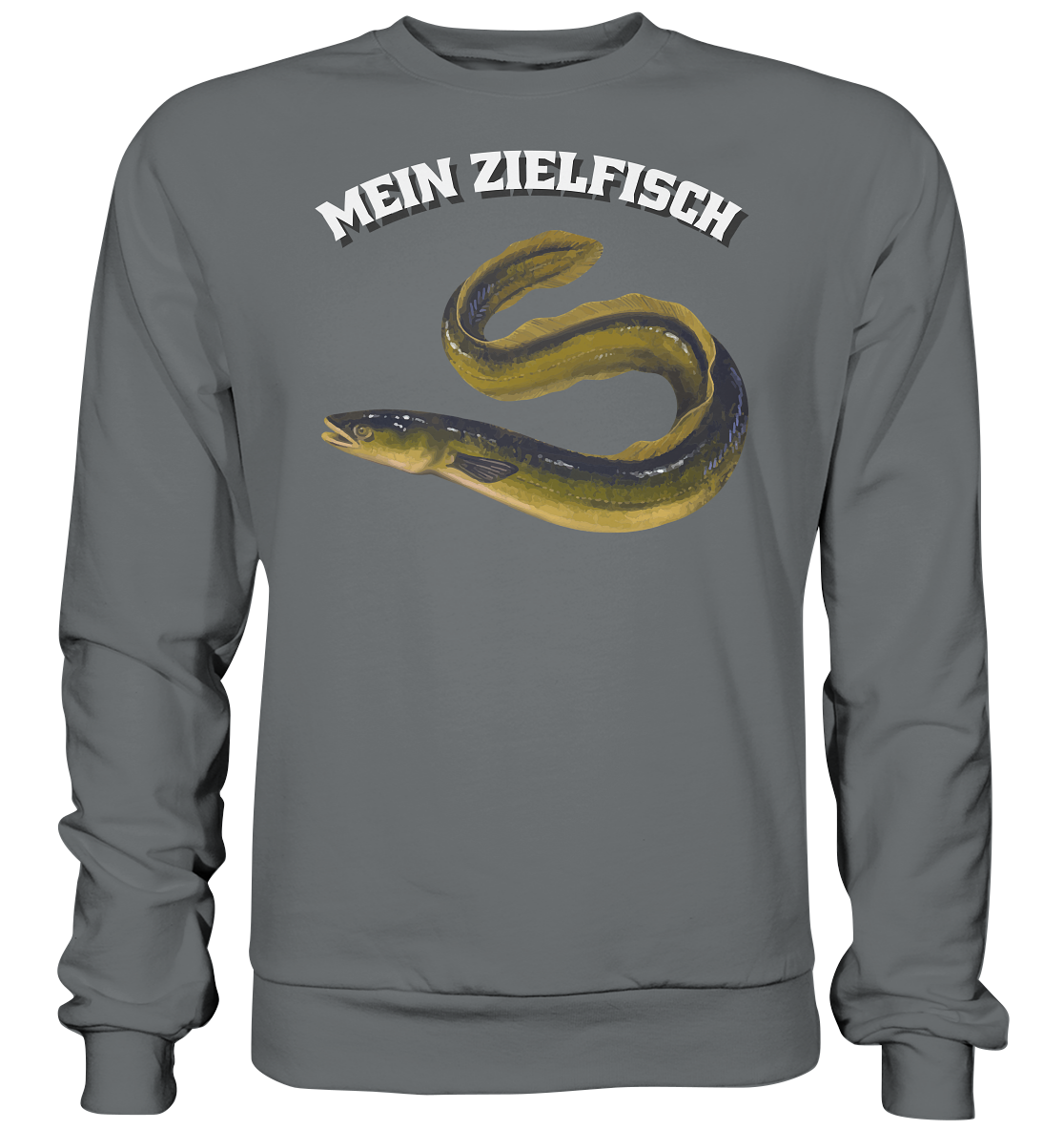 Mein Zielfisch Aal - Basic Sweatshirt