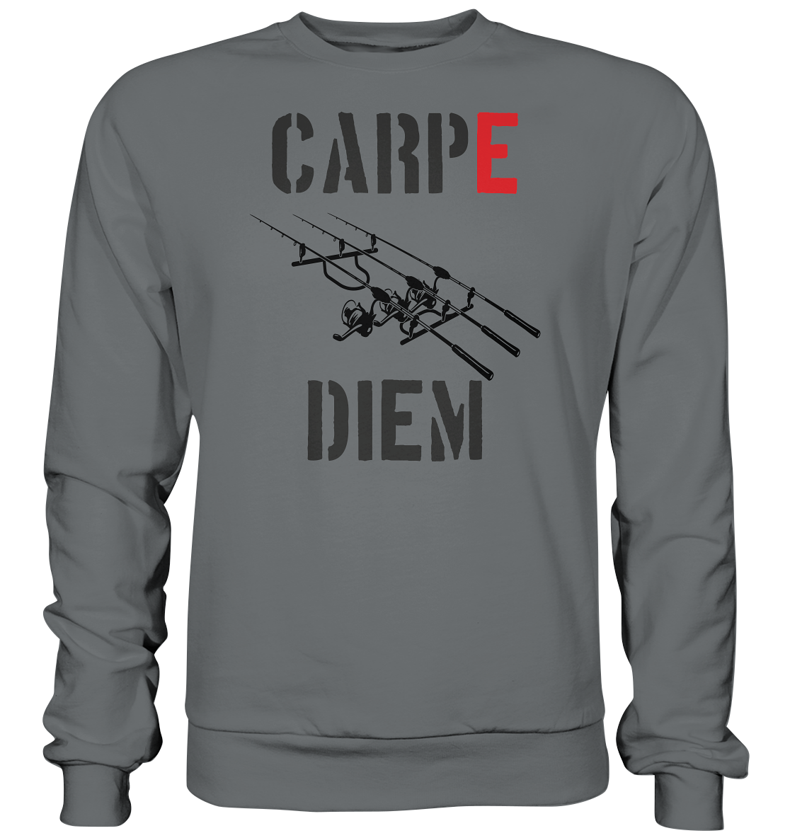 CARPE DIEM - Karpfenangler Karpfen Carp - Basic Sweatshirt