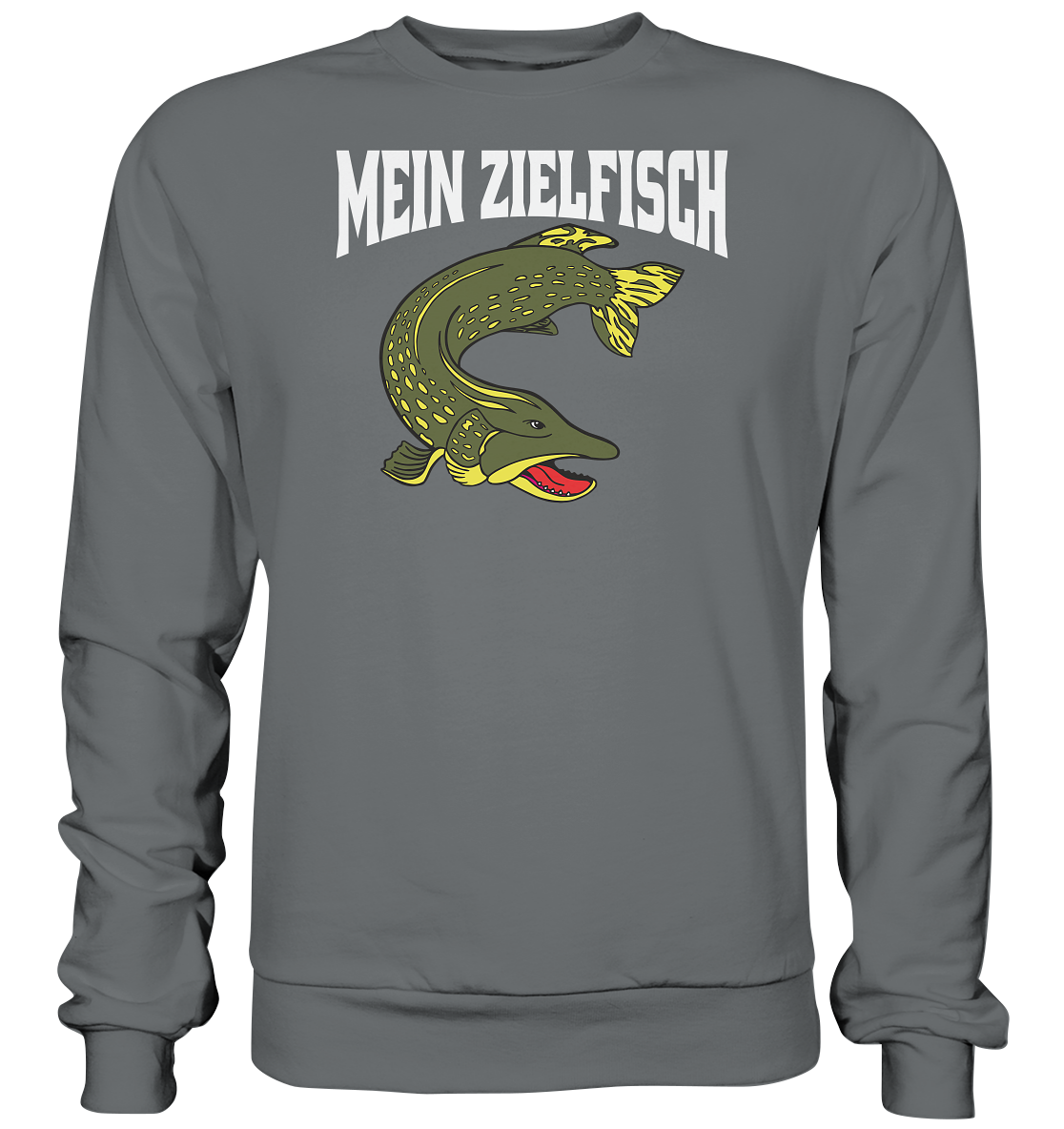 Mein Zielfisch Hecht - Basic Sweatshirt