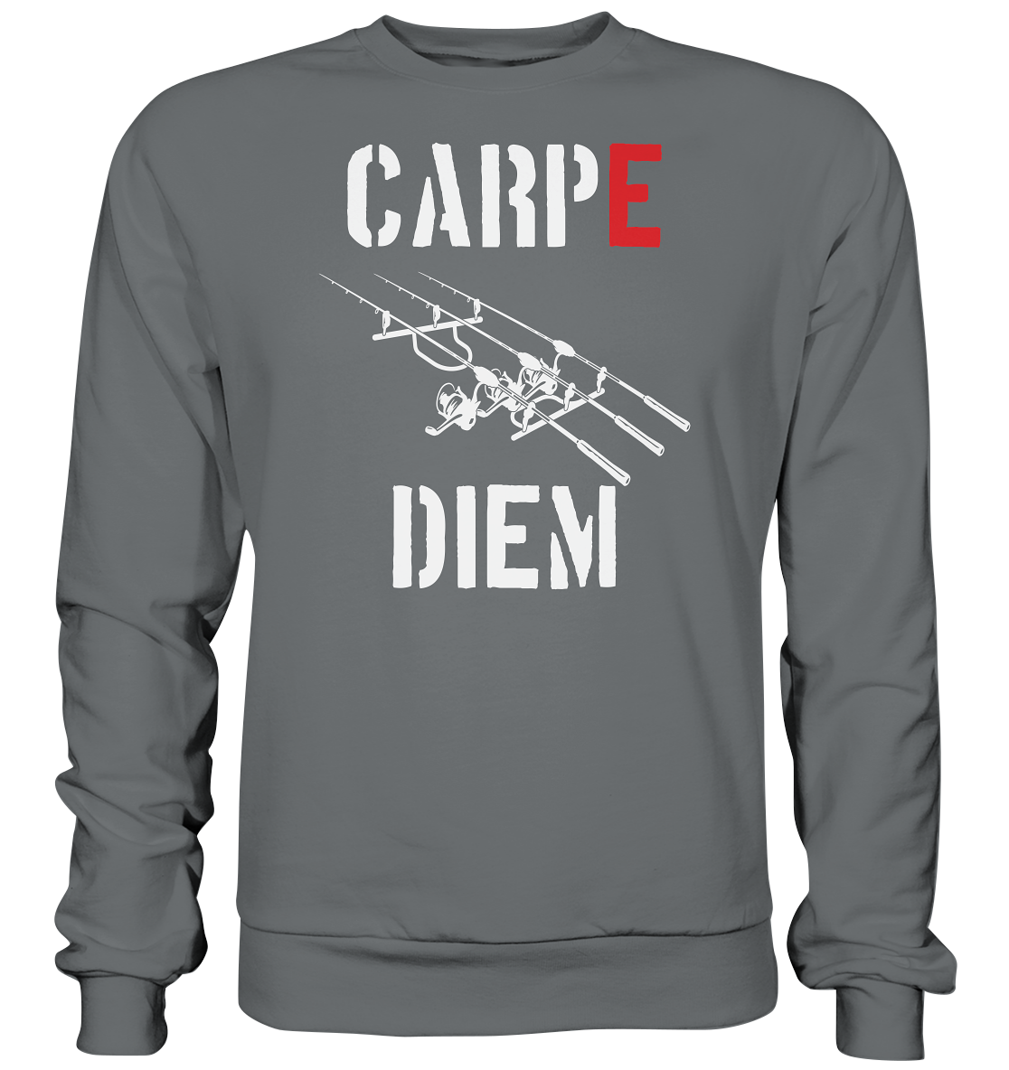 CARPE DIEM - Karpfenangler Karpfen Carp - Basic Sweatshirt