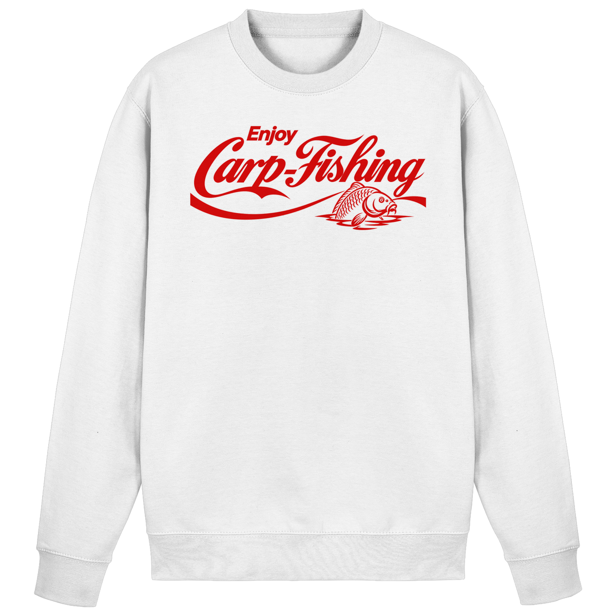 Enjoy Carp Fishing Sweatshirt – Karpfenangler Pulli für echte Carp Fishing Fans