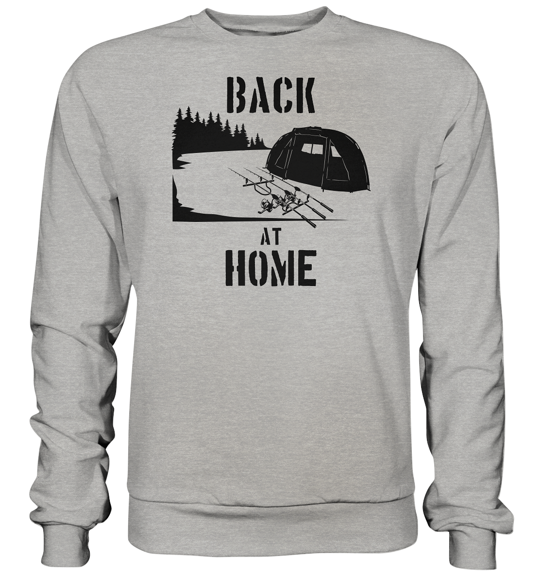 Back at Home - Karpfenangeln - Basic Sweatshirt
