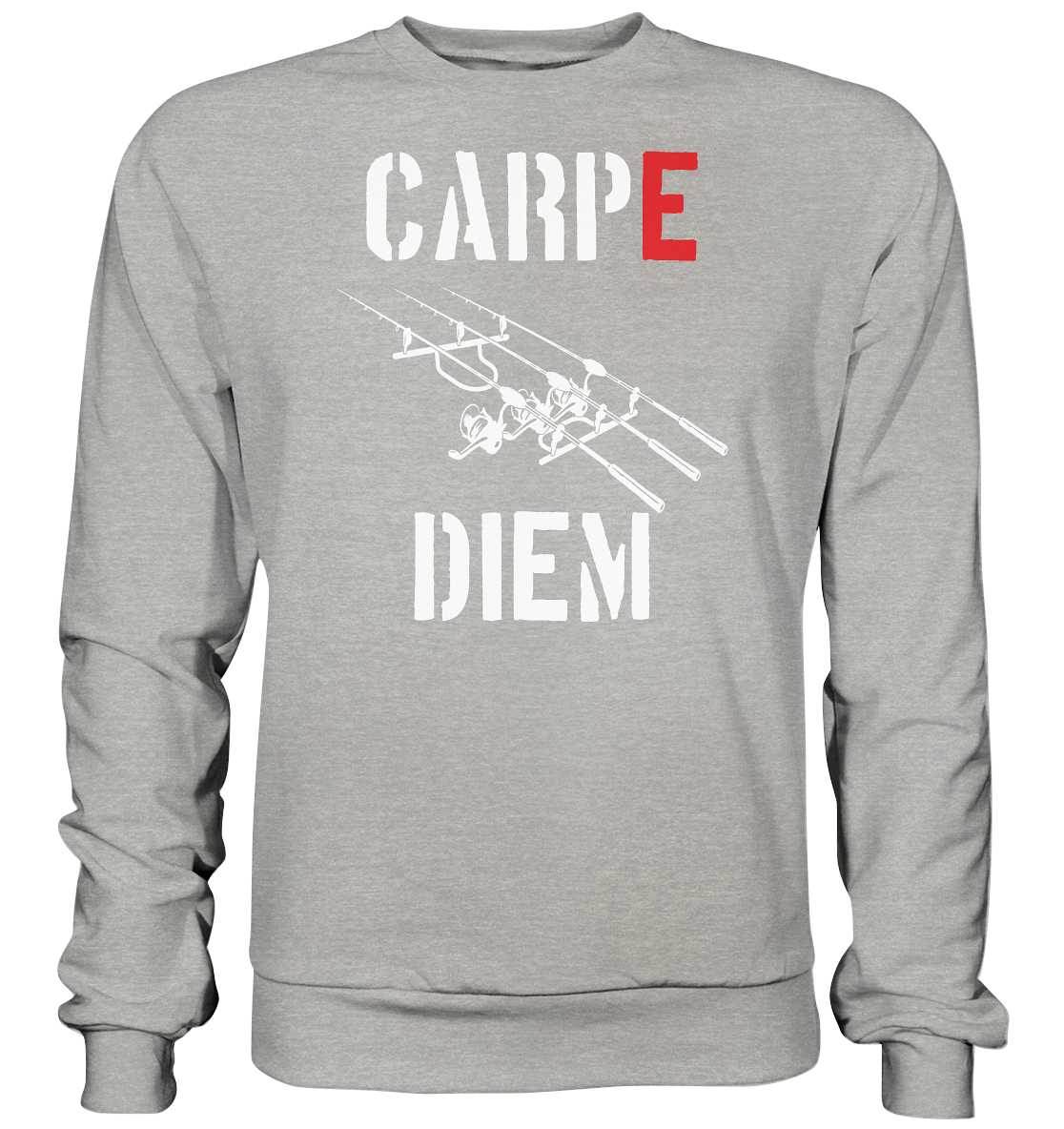 CARPE DIEM - Karpfenangler Karpfen Carp - Basic Sweatshirt