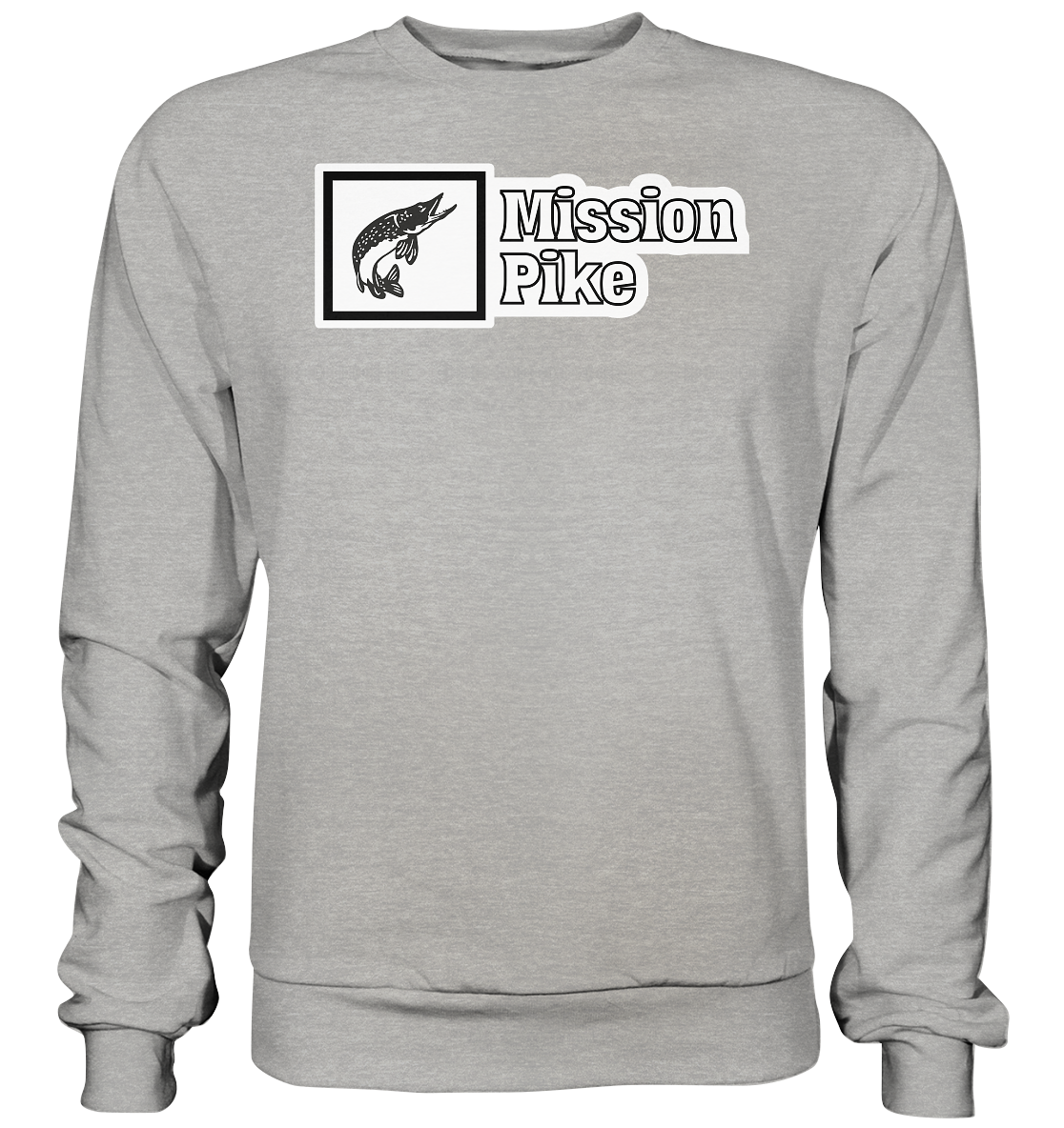Mission Pike - Hecht Raubfisch - Basic Sweatshirt