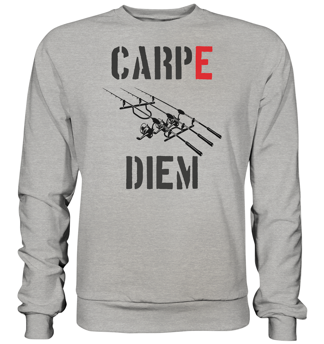 CARPE DIEM - Karpfenangler Karpfen Carp - Basic Sweatshirt