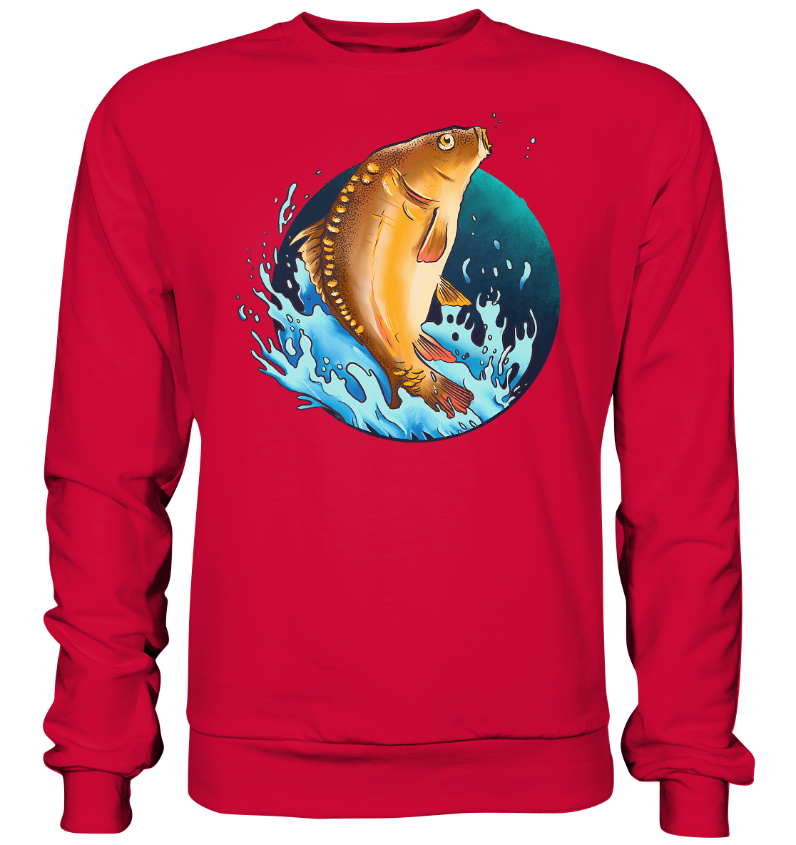 Springender Karpfen - Basic Sweatshirt
