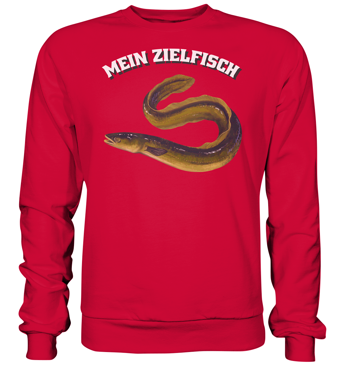 Mein Zielfisch Aal - Basic Sweatshirt