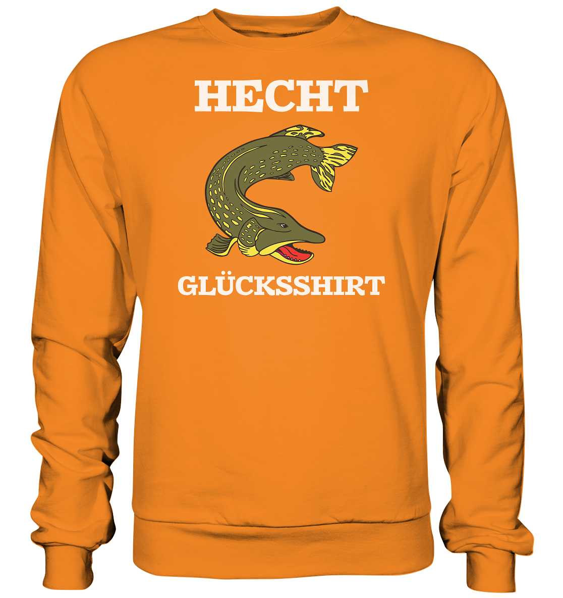 Hecht Glücksshirt - Basic Sweatshirt