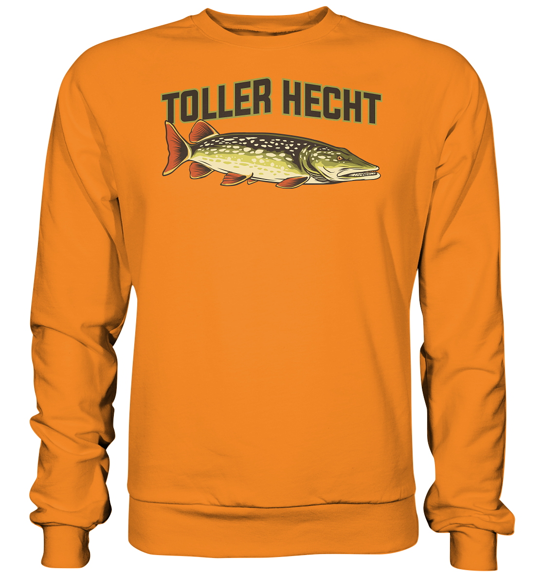 Toller Hecht - lustiges Motiv für den Hechtangler - Basic Sweatshirt