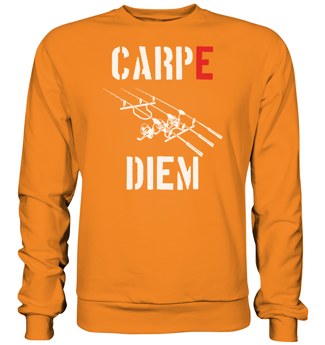 CARPE DIEM - Karpfenangler Karpfen Carp - Basic Sweatshirt