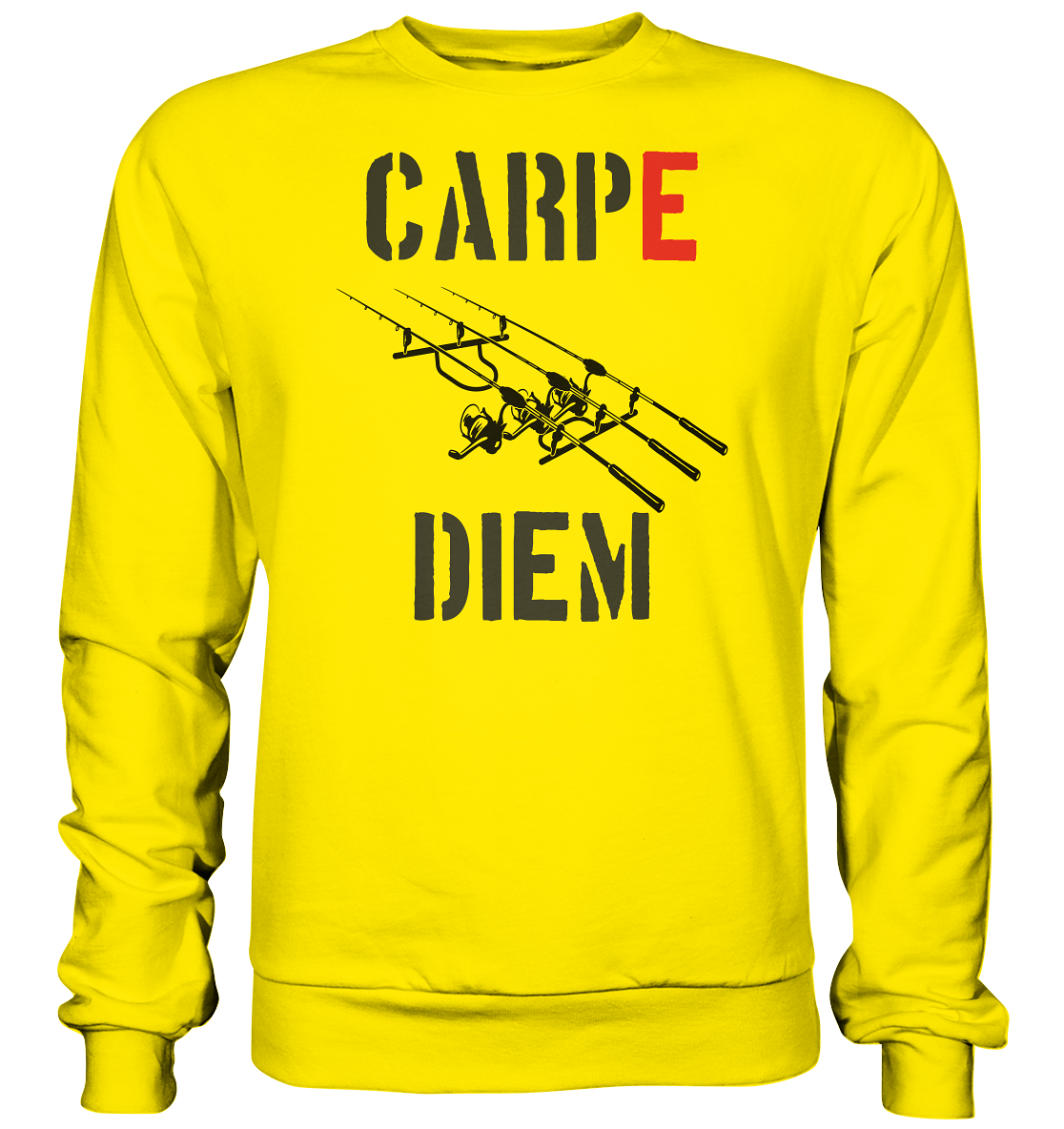 CARPE DIEM - Karpfenangler Karpfen Carp - Basic Sweatshirt