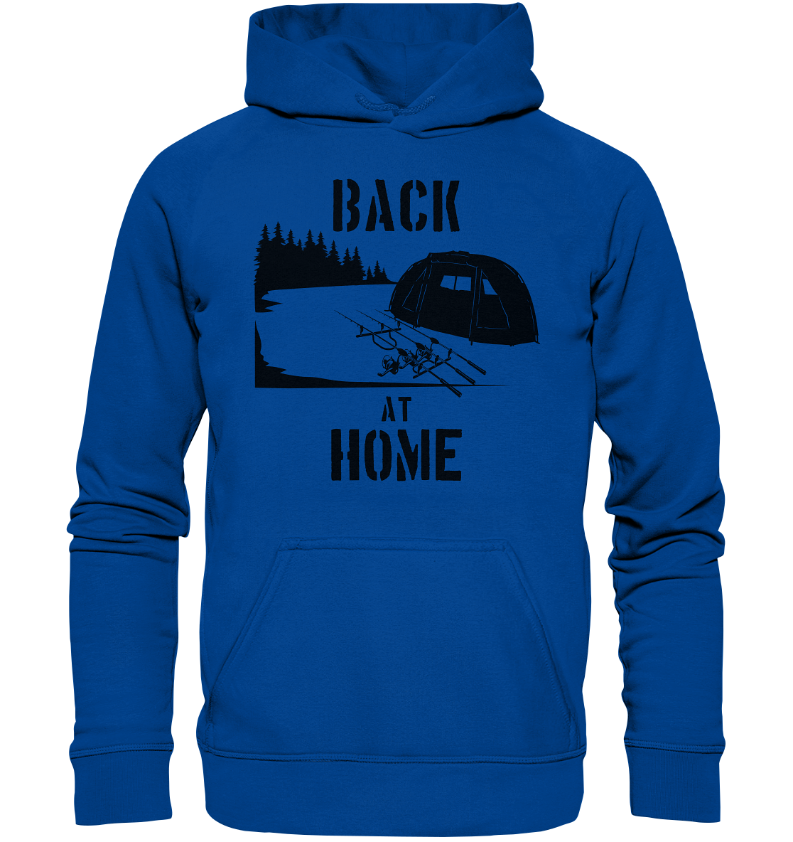 Back at Home - Karpfenangeln - Basic Unisex Hoodie