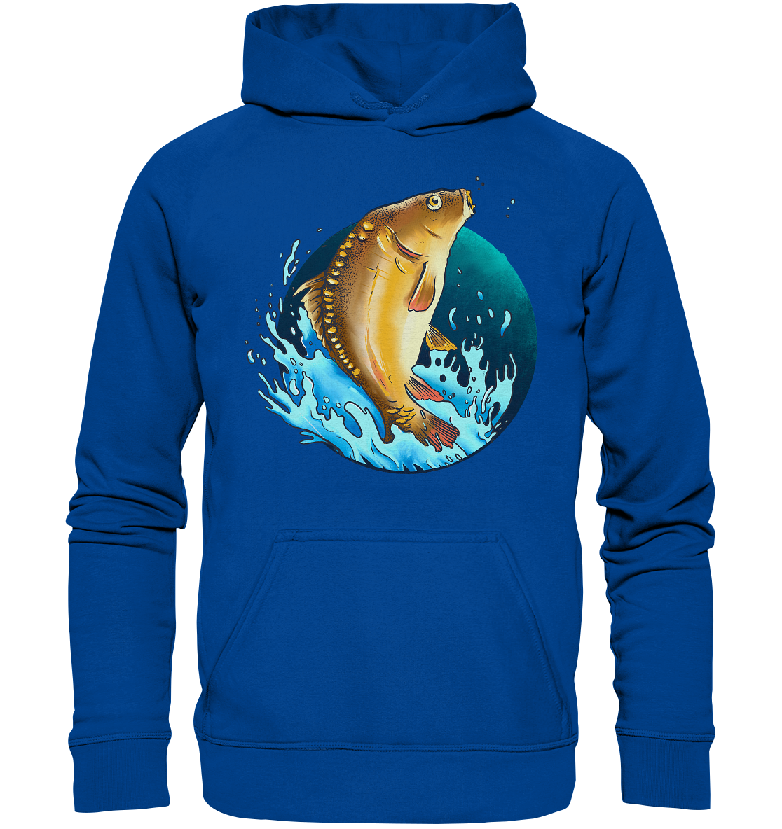 Springender Karpfen - Basic Unisex Hoodie