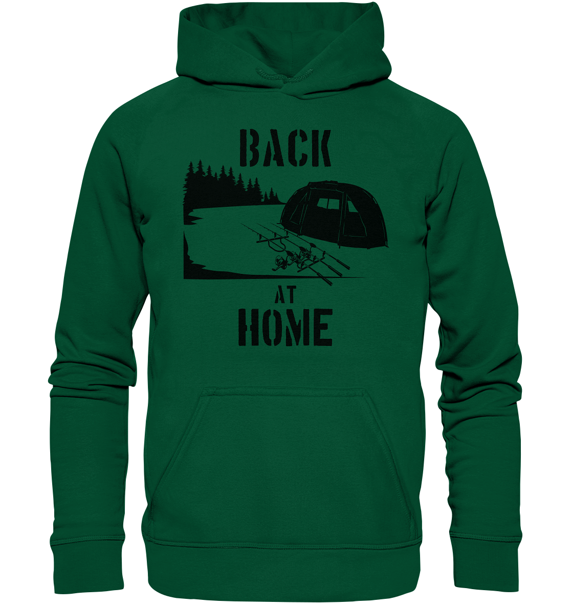 Back at Home - Karpfenangeln - Basic Unisex Hoodie