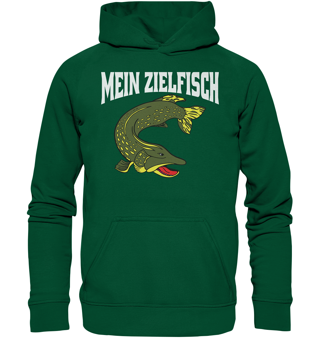 Mein Zielfisch Hecht - Basic Unisex Hoodie