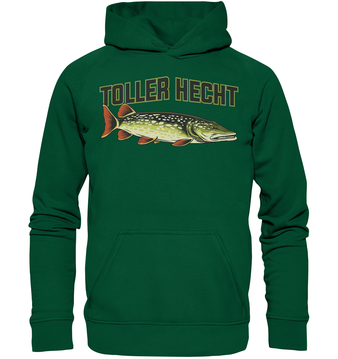 Toller Hecht - lustiges Motiv für den Hechtangler - Basic Unisex Hoodie