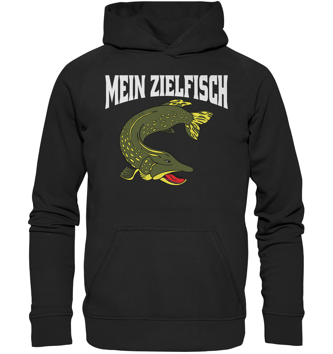 Mein Zielfisch Hecht - Basic Unisex Hoodie